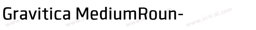 Gravitica MediumRoun字体转换